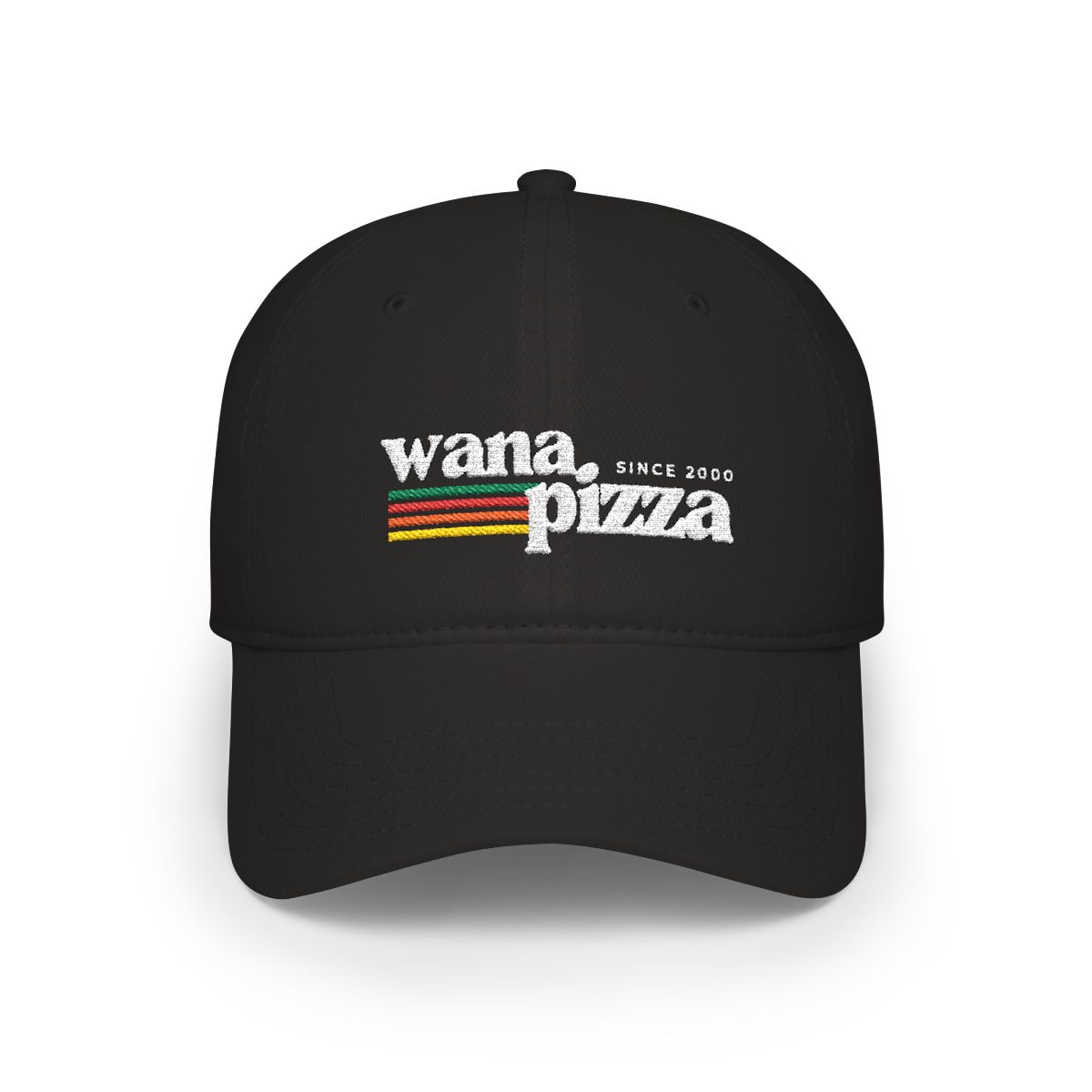 Wana Pizza baseball cap with retro stripes