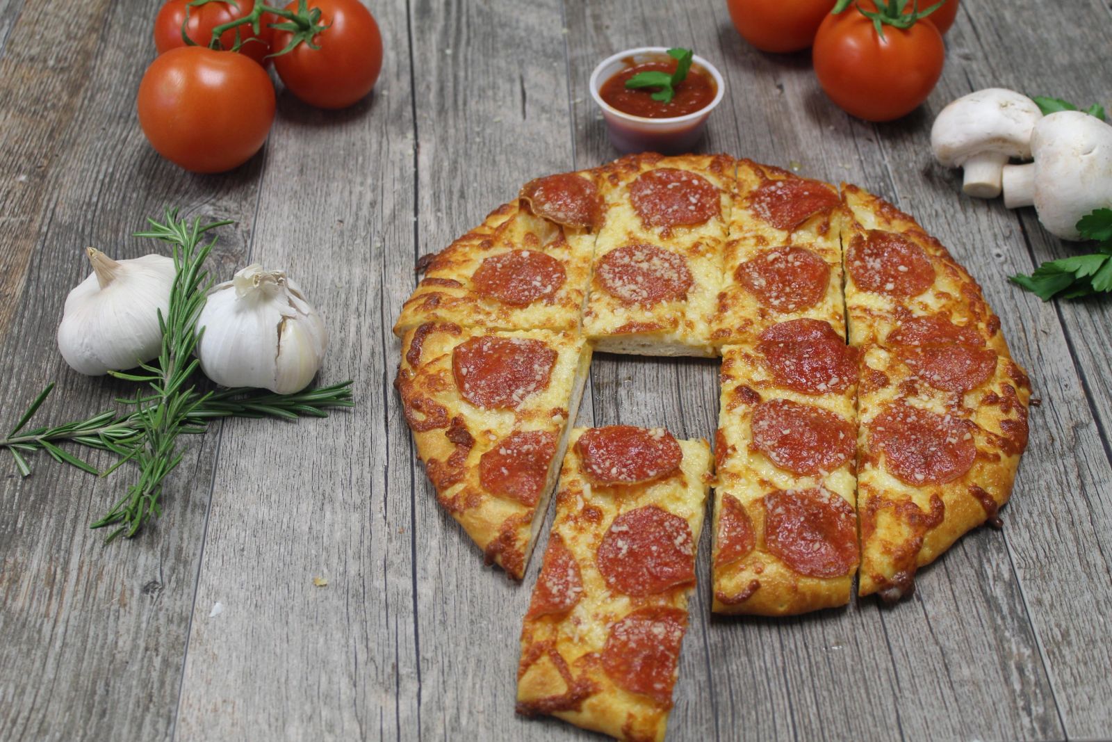 Pepperoni cheese bread